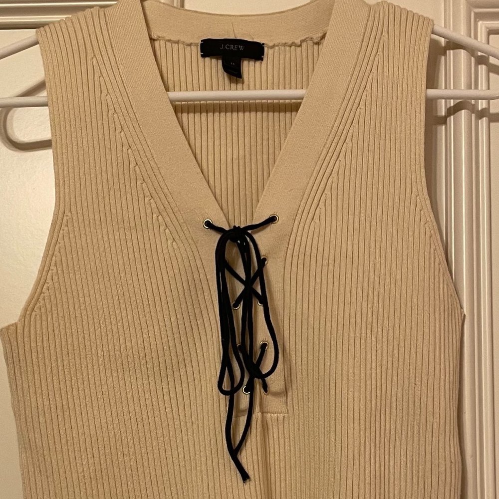 J. Crew Ribbed Sweater Tank - Picture 2 of 7